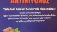 Türkiye’de ve dünyada ilk; Tarladaki Bereket Servisi