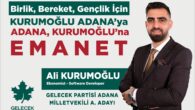 Ali Kurumoğlu, Gelecek Partisi Adana milletvekili aday adayı oldu