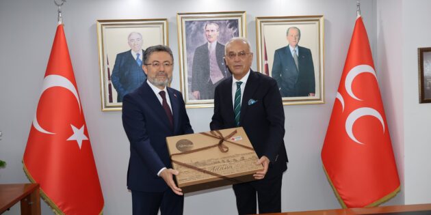 BAKAN YUMAKLI’DAN BAŞKAN KANLI’YA ZİYARET…