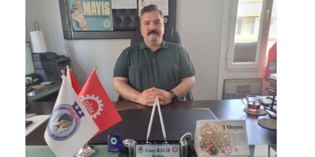 EMEK MÜCADELESİNİN KALBİNDE, İŞÇİNİN ALIN TERİNİ SAVUNAN GÜÇLÜ BİR SES: DİSK (DEVRİMCİ İŞÇİ SENDİKALARI KONFEDERASYONU) ADANA 1 NOLU ŞUBE BAŞKANI ERSOY KALİK
