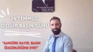 “Sansüre hayır,basın özgürlüğüne evet”