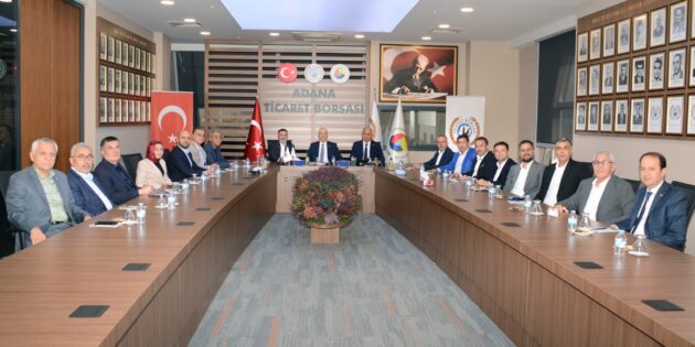AK Parti Adana İl Başkanı  Tamer Dağlı’dan ATB Başkanı Şahin Bilgiç’e Ziyaret