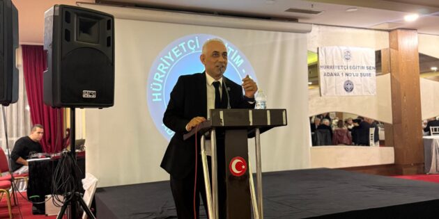 Hürriyetçi Eğitim Sen Adana 1 No’lu Şube, Öğretmenler Günü’nü görkemli bir gala programıyla kutladı.