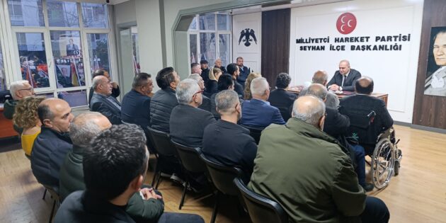 MHP Seyhan İlçe Teşkilatı, Uyuşturucuyla Mücadele Gündemiyle Toplandı