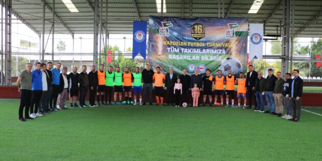 16. KARDELEN ÇİÇEĞİ FUTBOL TURNUVASI ÖZGÜR GAZZE TEMASIYLA BAŞLADI