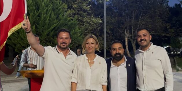 Burak Kervan Zafer Yürüyüşü’ne Katıldı